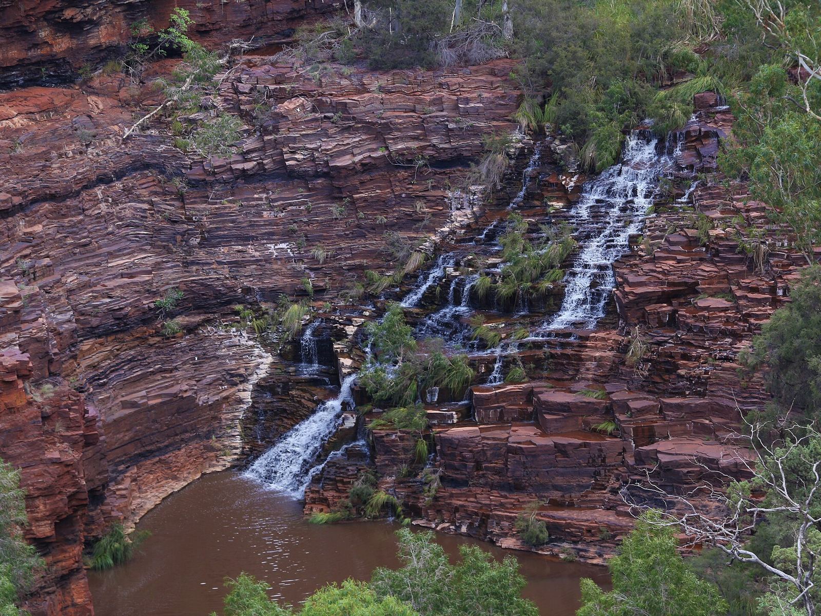 Karijini National Park – Fortescue Falls within Dales Gorge (Karijini National Park)